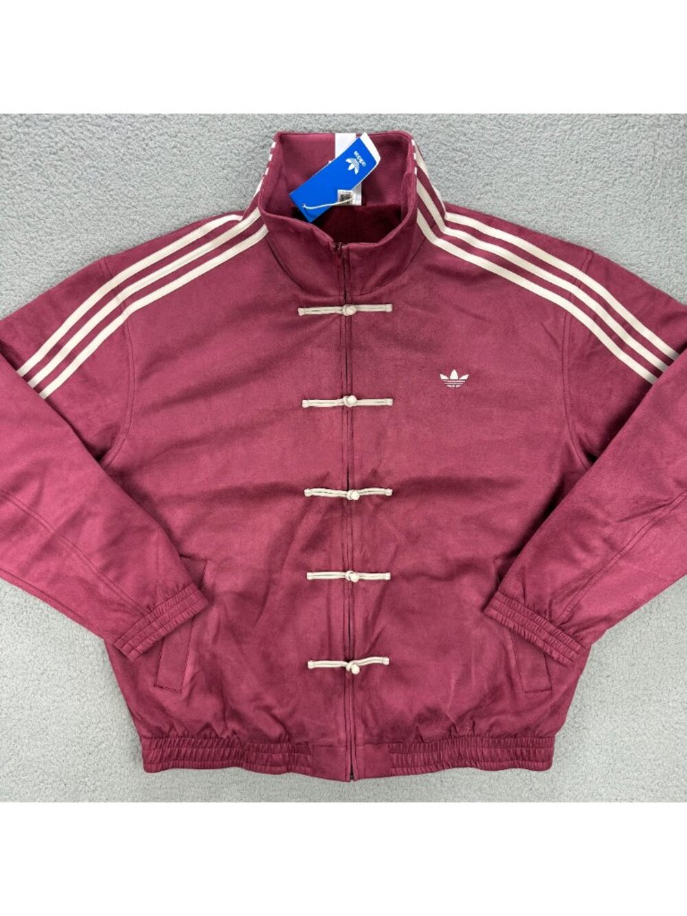 Adidas Chinese New Year Jacket Mens Extra Large XL Burgundy Red CTT Track Top